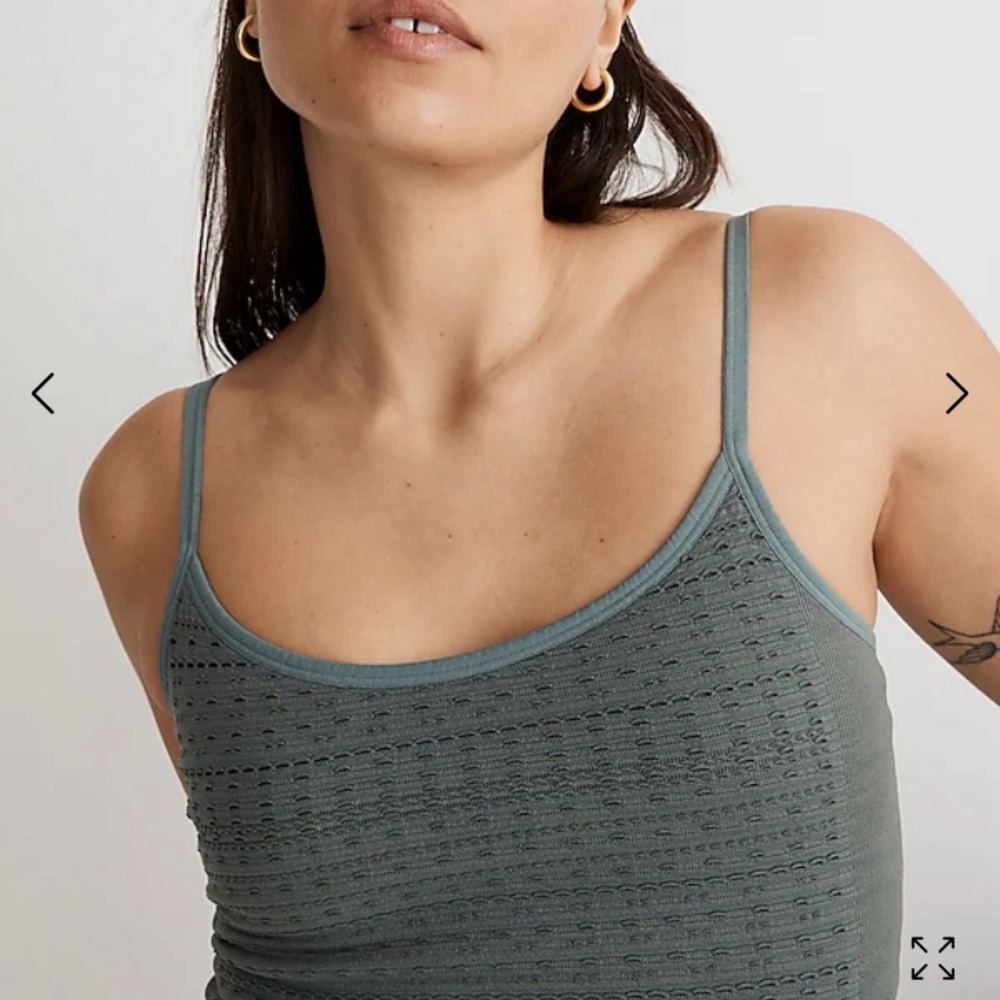 Madewell Seamless
Pointelle Crop Cami